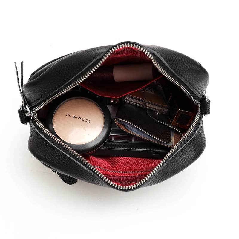 Сумка кросс-боди женская из натуральной воловьей кожи саквояж на плечо для