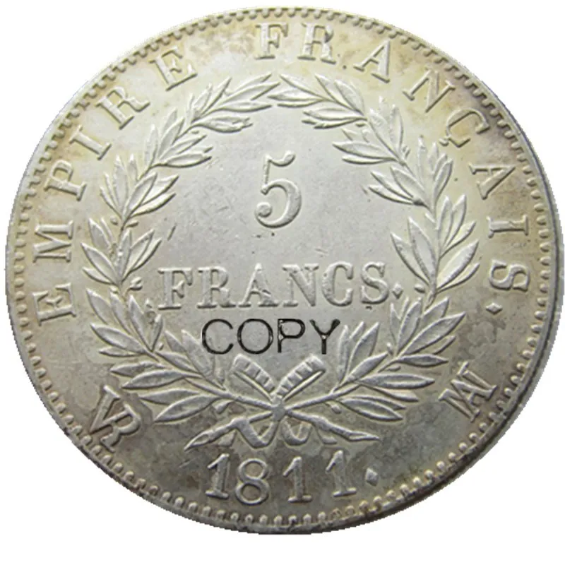 Франция 5 франков 1811 12 шт различных Mintmark посеребренные копии монет - купить по