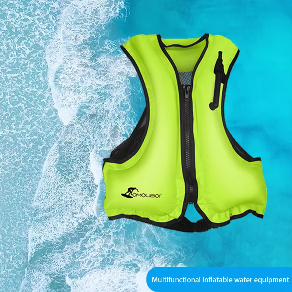 

Adult Children Inflatable Life Vest Snorkeling Swimming Vest Swimming Vest Swimming Rafting Surfing Water Sports Lifesaving