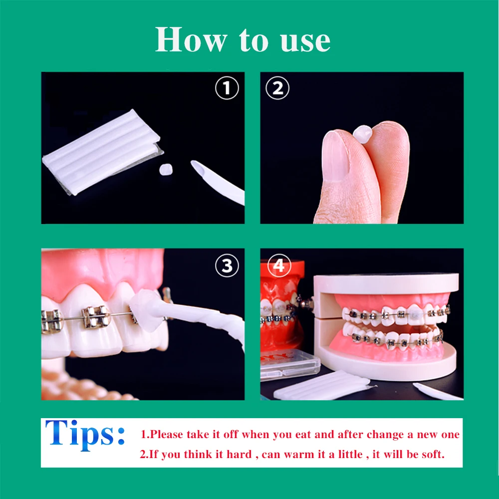 AZDENT 9 коробок стоматологический ортодонтический воск с различными приятными