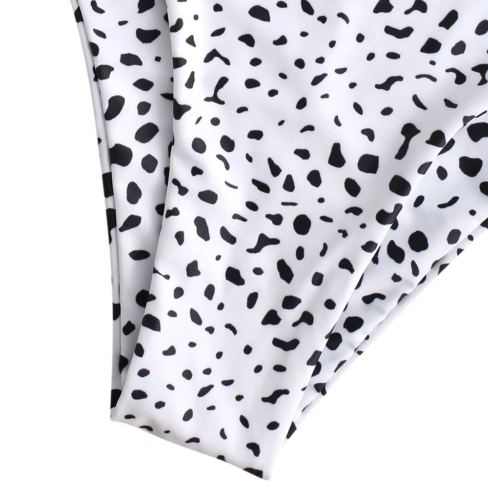 Купальник танкини женский с завышенной талией и леопардовым принтом|Купальники|