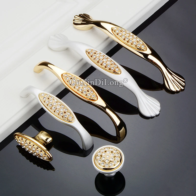 Роскошные хрустальные дверные ручки для кухонного шкафа ящика винного и