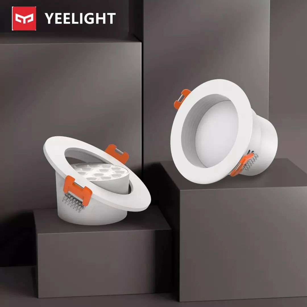 

Потолочный светильник xiaomi Yeelight, светодиодная лампа с белым и теплым светом, работает с приложением mi home