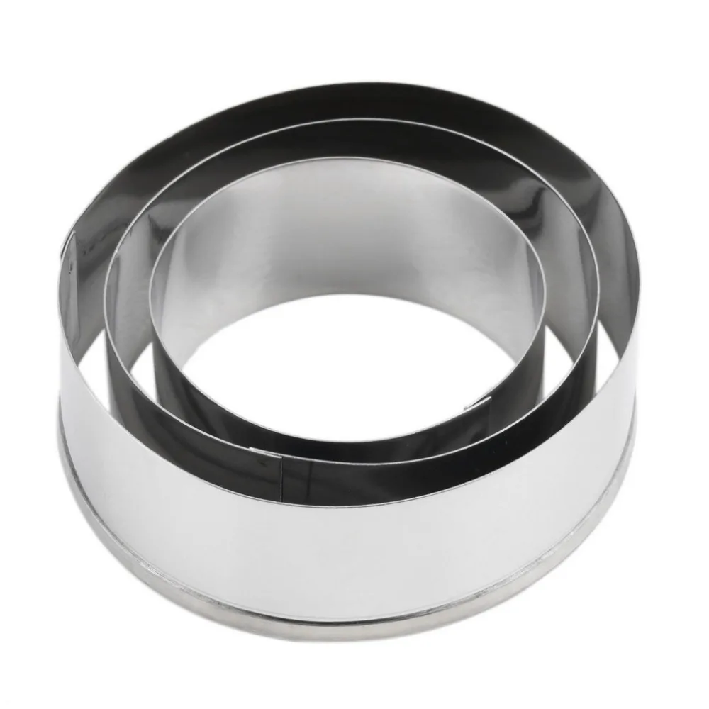 3 шт./компл. регулируемый круглый Нержавеющая сталь нож для разрезания торта