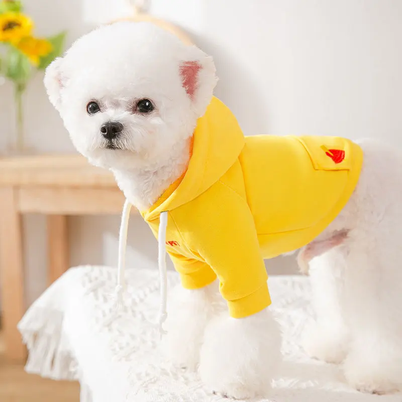 Милая толстовка одежда для маленьких собак мультяшная теплая Толстовка щенков