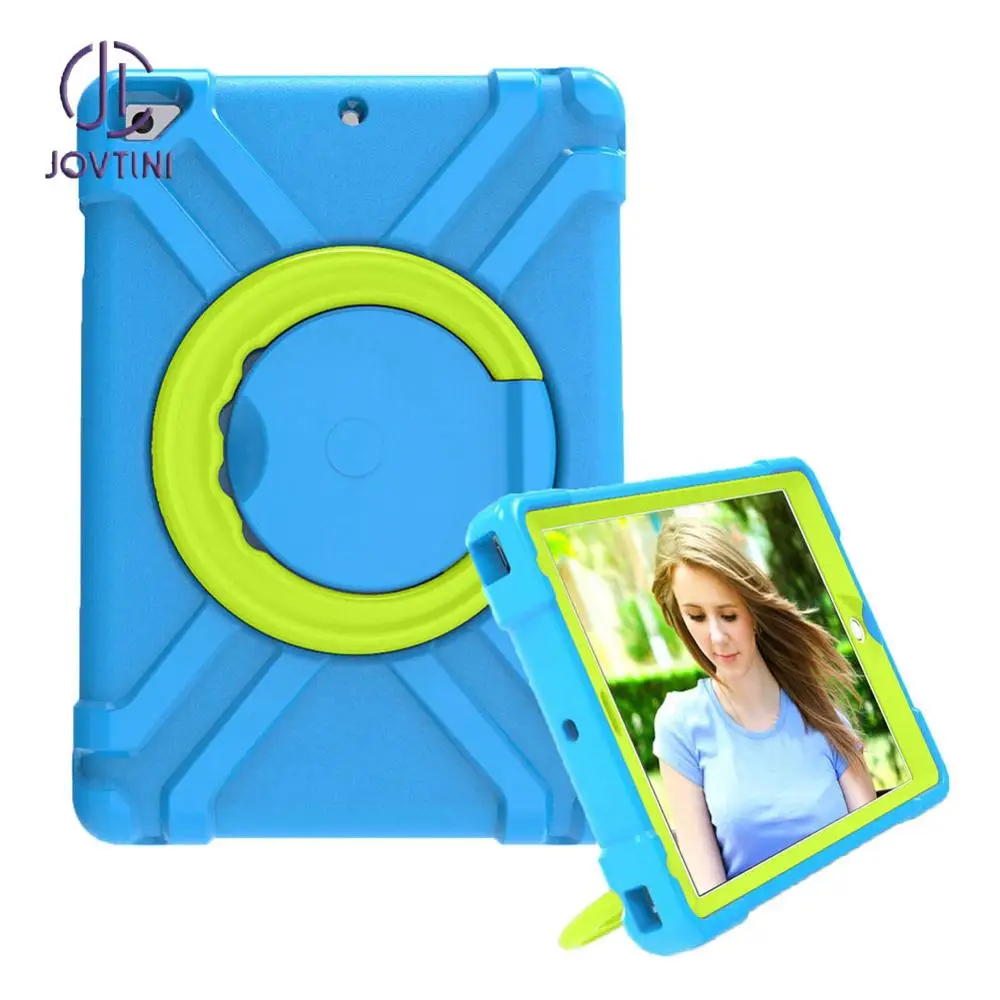 

Чехол для iPad Air 2 Pro 9,7 чехол 9,7 "Вращающийся на 360 градусов кронштейн для детей ударопрочный чехол для планшетов для iPad 9,7 2017 2018 Funda