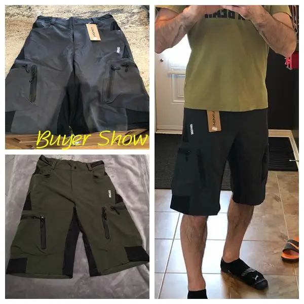

Lixada Men's Shorts Breathable Loose Fit For Outdoor Sports Cycling Running MTB Mountain Bicycle Riding Trousers Bike Shorts