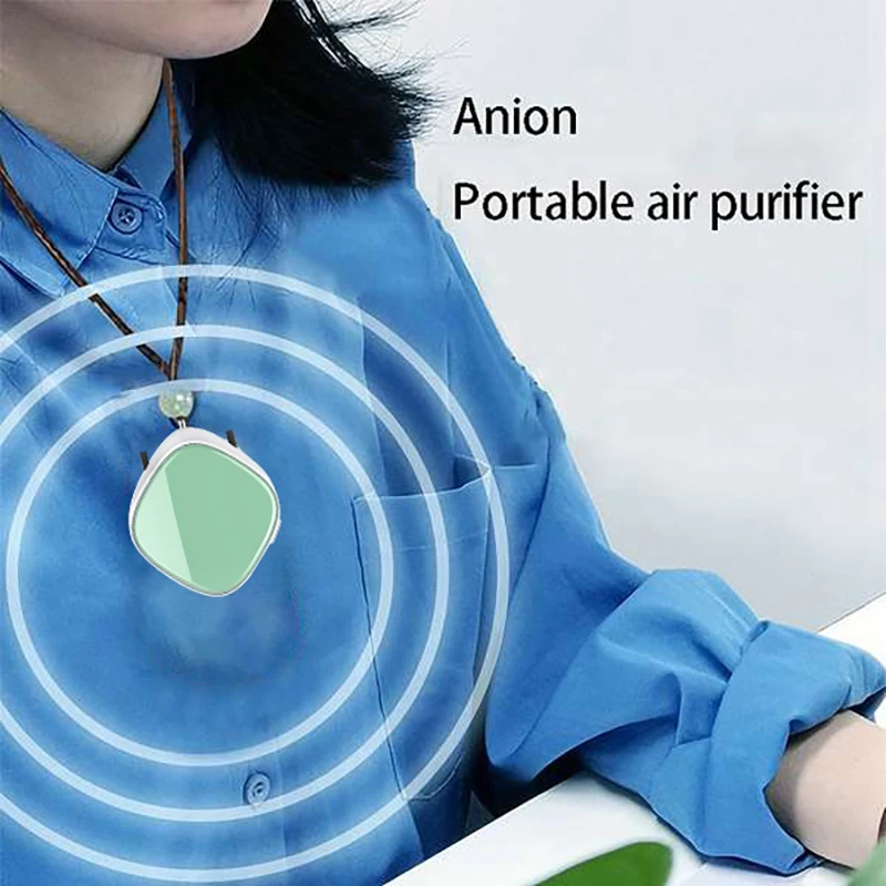 

Air Purifier Personal Wearable Mini Portable 600MAh Battery 8 Million Negative Ion Hanging Neck Air Purifier