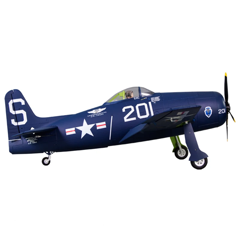 Радиоуправляемый самолет Flightline Freewing warbird 1 2 м F8F Bearcat PNP Без ESC комплект модель