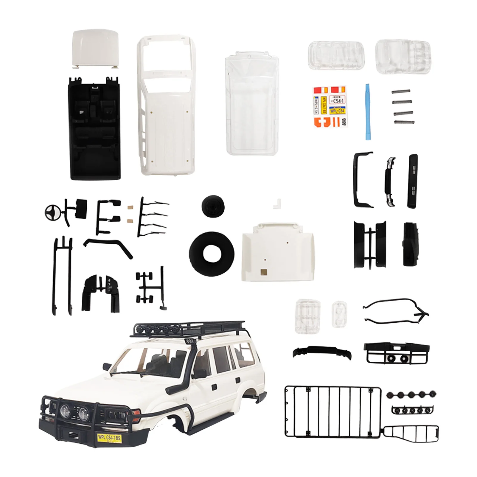 

Стайлинг «сделай сам» внедорожник 1: 4 4WD сменные детали Легкая установка профессиональный комплект ракушек для гоночного автомобиля для WPL ...