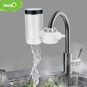 saengq kitchen electric water heater tap instant hot water faucet heater cold heating faucet tankless instantaneous water heater free global shipping