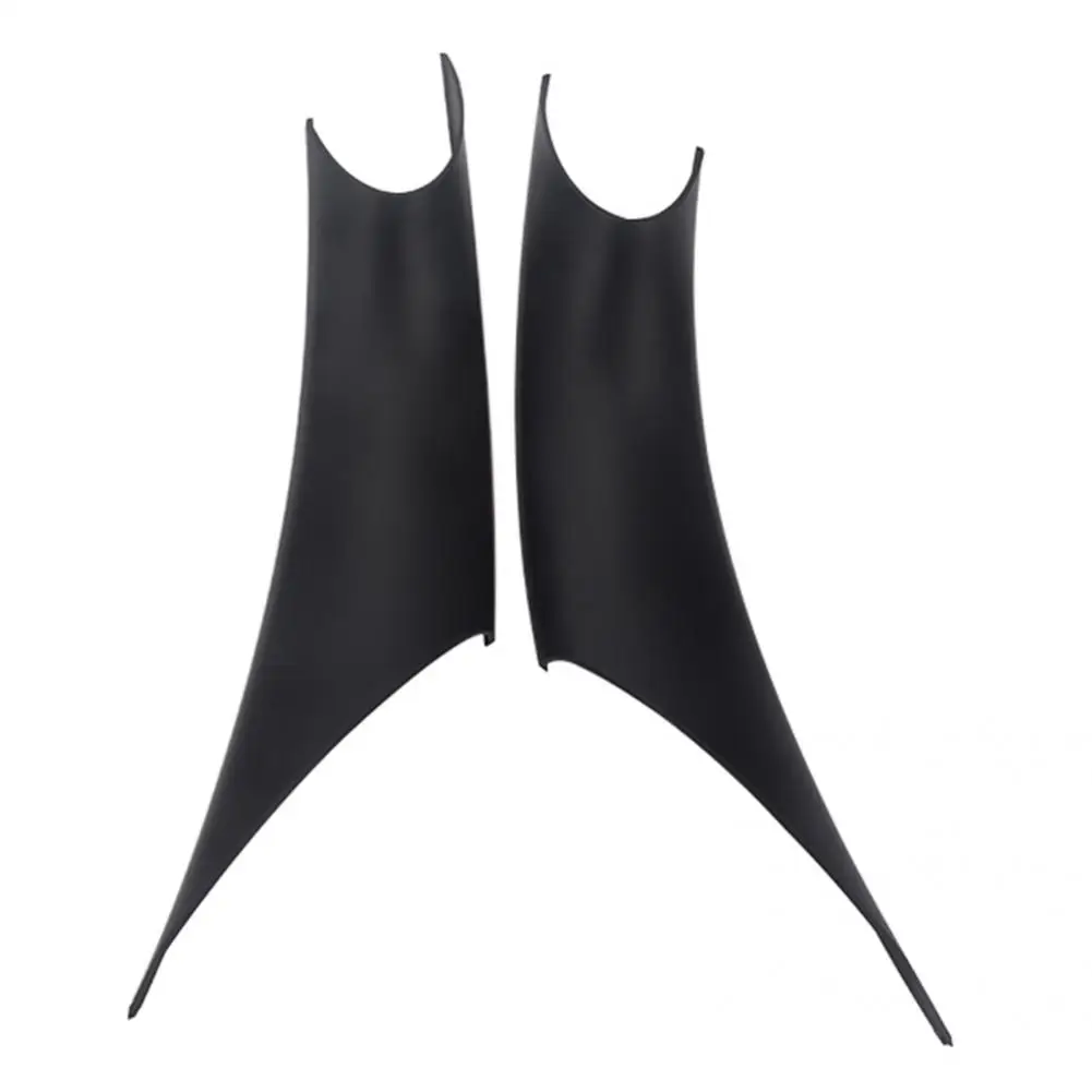 

ABS 1Pair Excellent R/L Black Interior Door Panel Pull Handle Covers Trim Black Inner Grab Handle Covers Wear-resistant