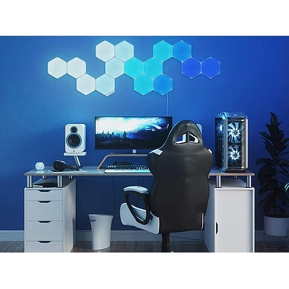 Умная система освещения Nanoleaf Shapes Hexagon Starter Kit (5 панелей)с управляющим блоком