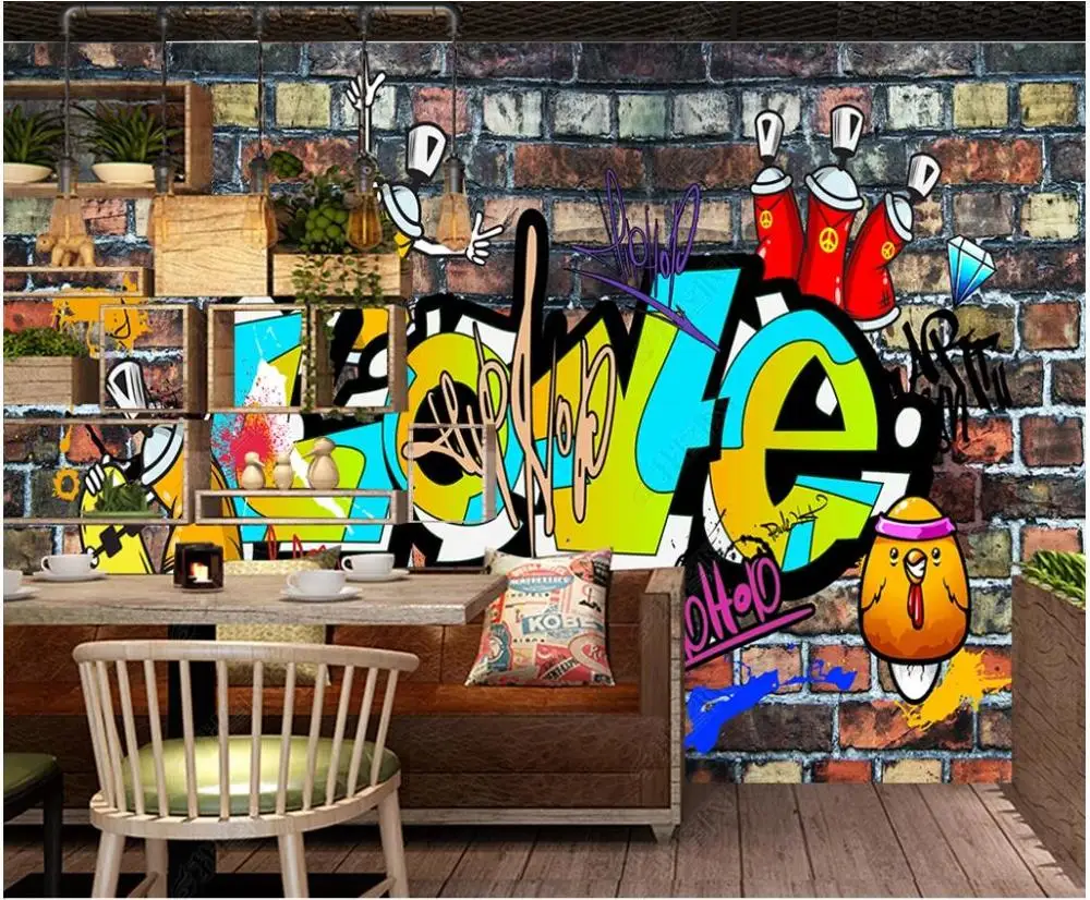 Настенные 3D-обои на заказ настенные панели с изображением кирпичной стены в