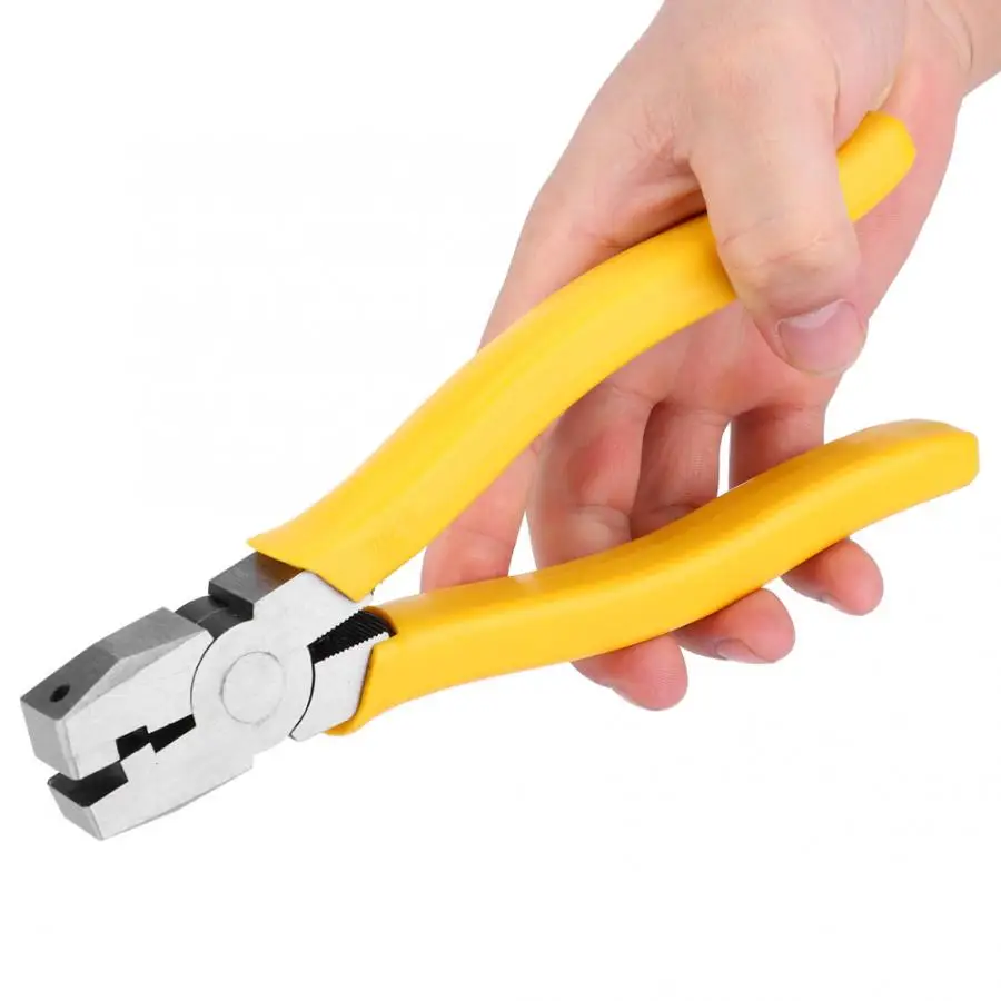 

8 Inch Aluminum Frame 90 Degree Folding Bending Pliers V-Groove Notch Cutter