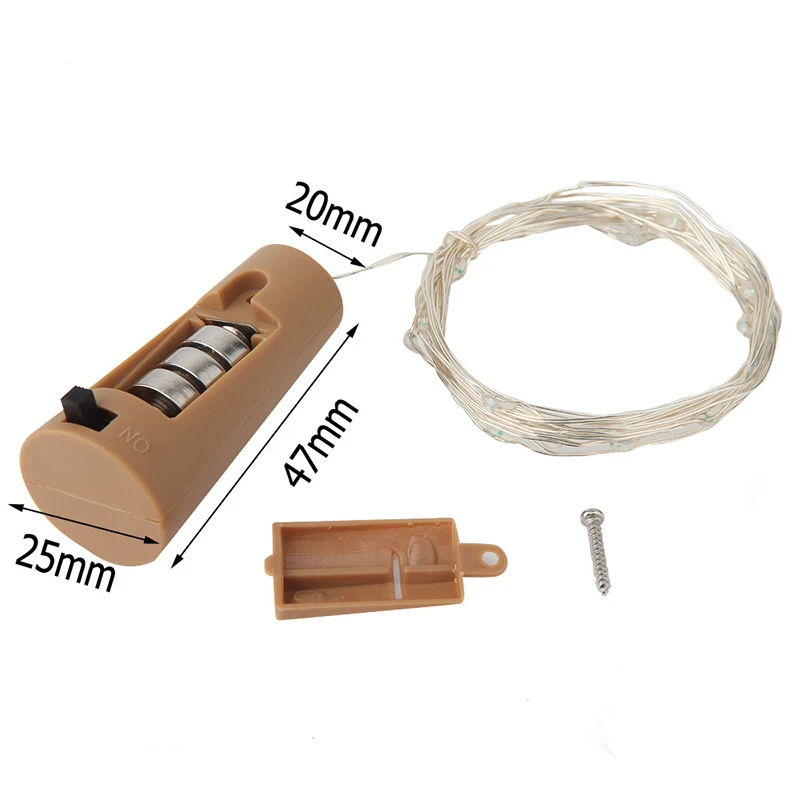 Рождественские украшения для дома 1 м 2 сказочные мини-гирлянды светодиодные