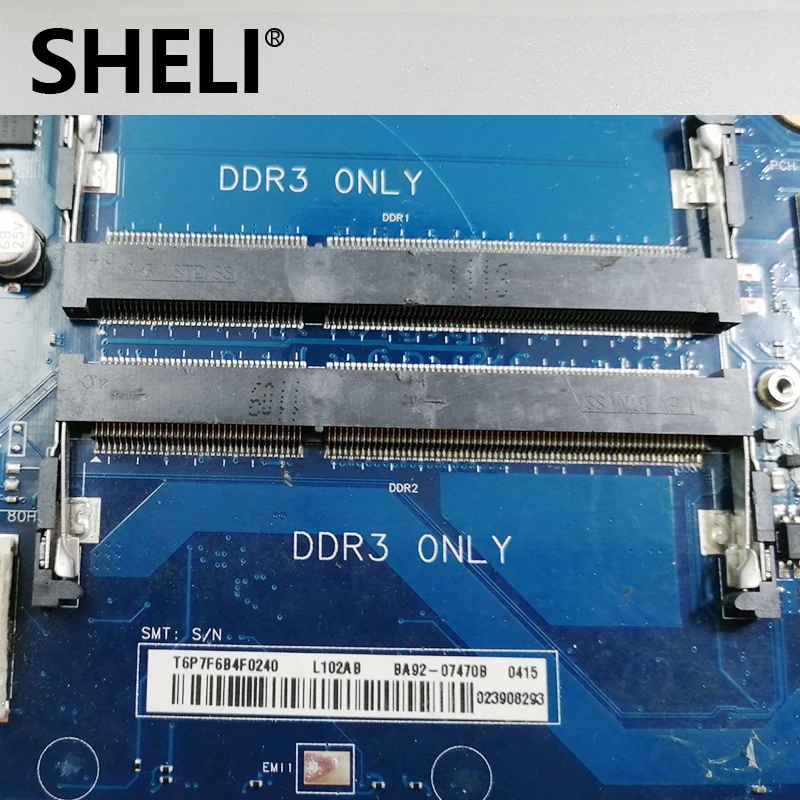 Шели для Samsung NP R540 Материнская плата ноутбука HM55 HD4500 DDR3 Бесплатная процессор BA92