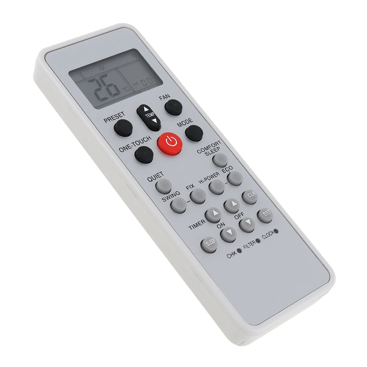 Replacement IR 433MHz ABS Air Conditioner Remote Control Without the Battery with 10M Long Transmission Fit for Toshiba WC-L03S |