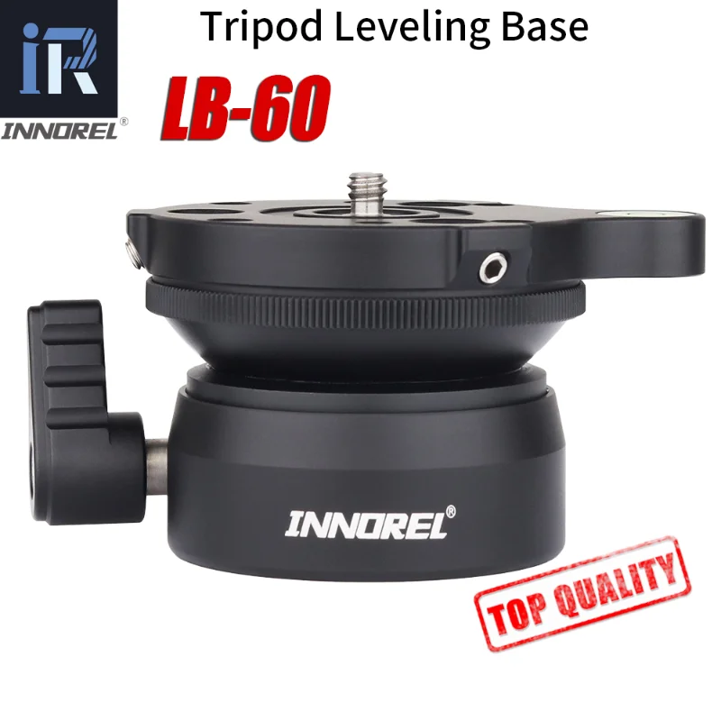 

INNOREL LB-60 Tripod Head Leveling Base Level Horizontal Adjustment Platform To Tripod Professional Hemisphere Aerial Photograph