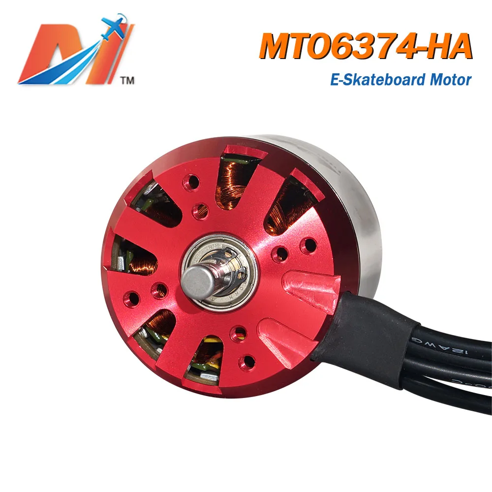 Maytech 3000w 12S 6374 90KV электродвигатель для электрического скейтборда из углеродного