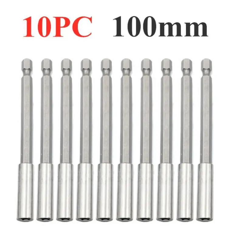 10 шт./компл. шестигранным хвостовиком магнитный разъем расширения сверло