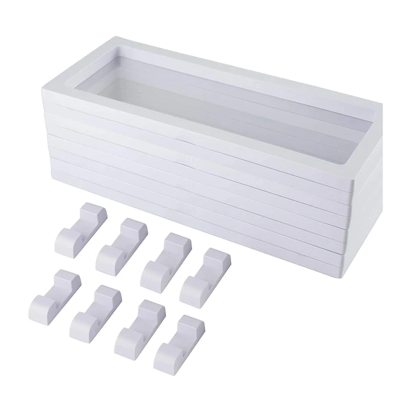 5 шт./компл. 3D поплавок Дисплей Показать чехол прямоугольная подвеска рамка для АА