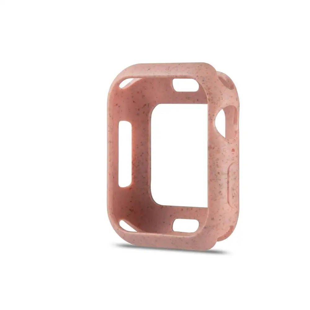 sakura pink Высококачественный Мягкий ТПУ защитный чехол-Бампер Обложка для apple watch 42/38/44/40 мм противоударные наручные часы, аксессуары для наручных часов iwatch серии 5 4 3 2 1 - Цвет: sakura pink
