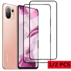Закаленное стекло для Xiaomi Mi 11 Lite, Защита экрана для телефона Xiaomi Mi11, Mi12, Mi12X, 11T Pro, 12 шт.