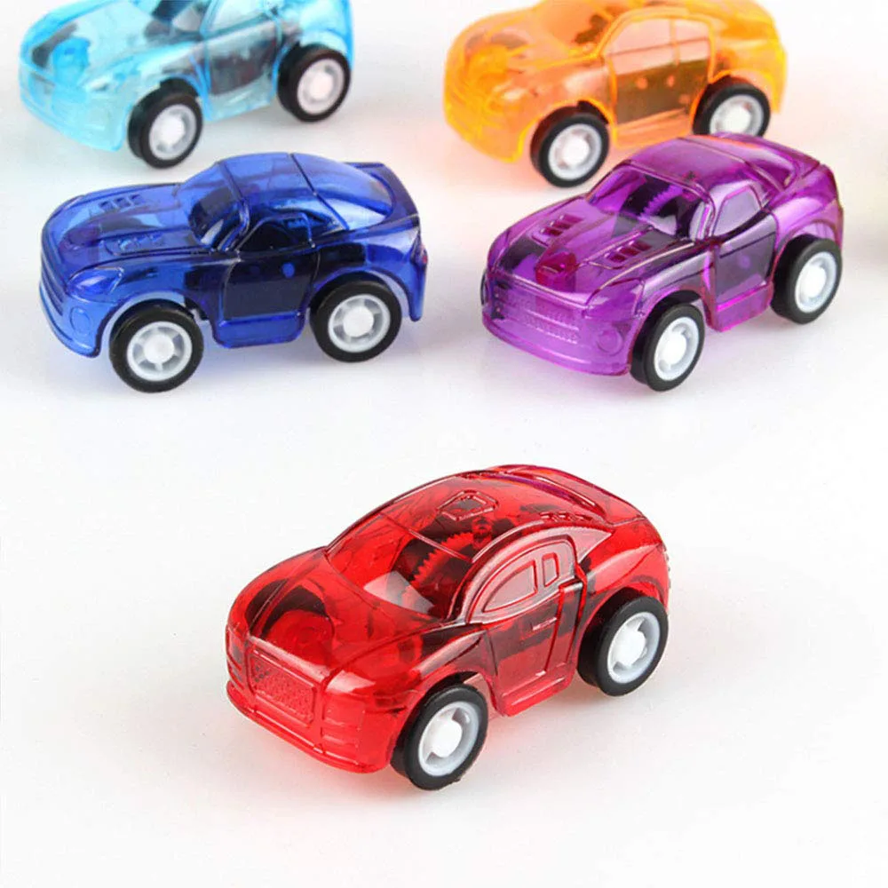 

5Pcs Pull Back Car Set of Toy Cars Party Favor for Boys Mini Toy Cars Set for Kids Toddlers Birthday Play Plastic Vehicle Set