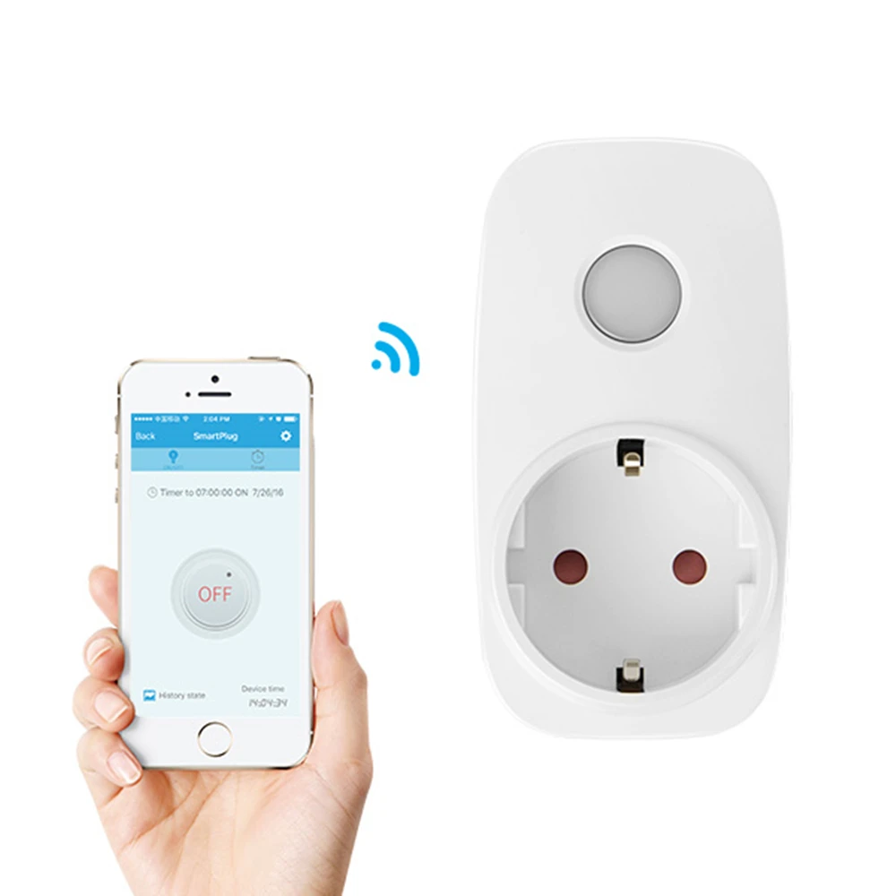 Broadlink Sp3s монитор Smart Draadloze Wifi розетка Afstandsbediening Met измеритель мощности контроллер
