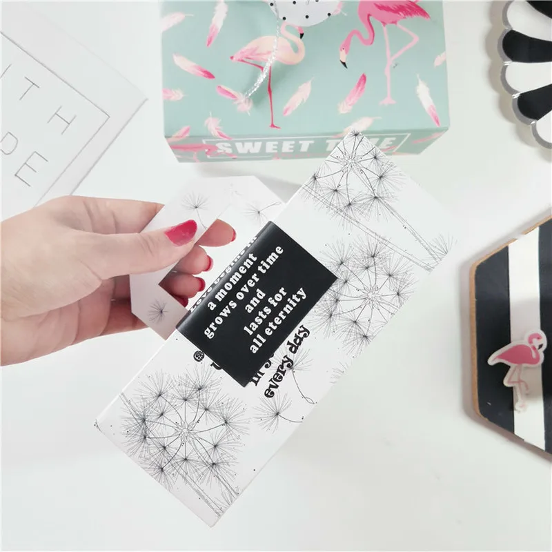 Коробка конфет с рисунком фламинго искусственная коробка для шоколада нуги