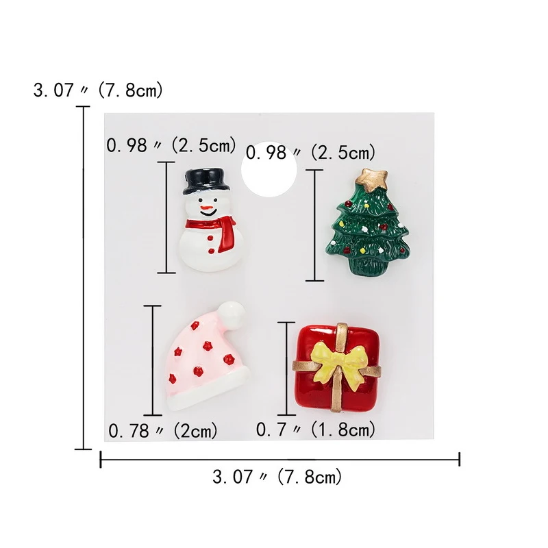 3/4 шт. маленькие броши в виде Санта-Клауса снеговика лося | Украшения и аксессуары