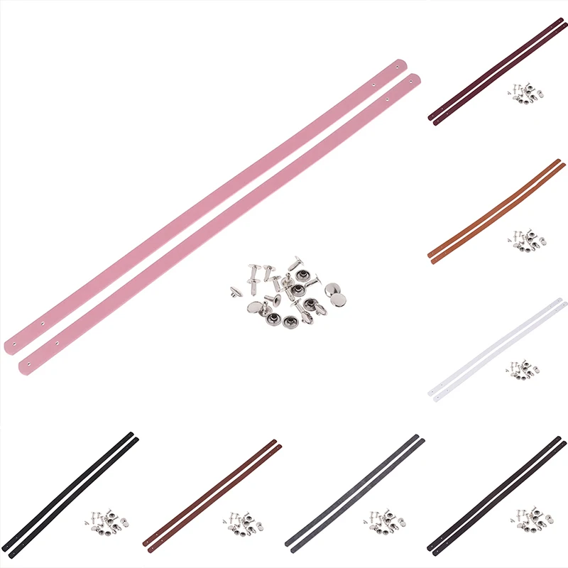 2 шт. сумка ремешок с ручкой заклепками Сумка пояс съемная PU кожаная ручка дамская