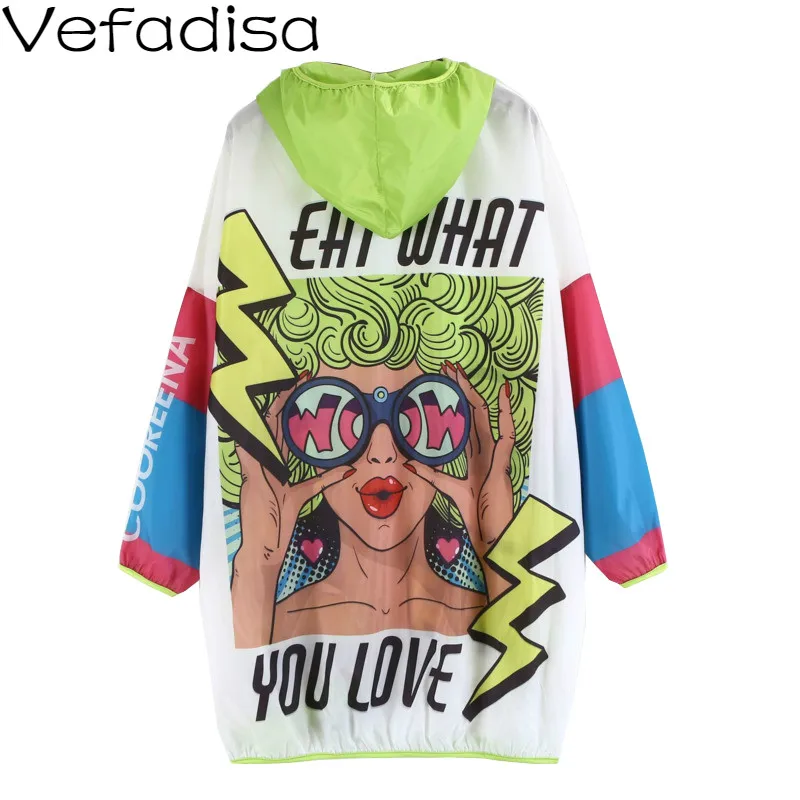 Vefadisa 7 Стиль размера плюс женская устойчивая к ультрафиолетовому излучению