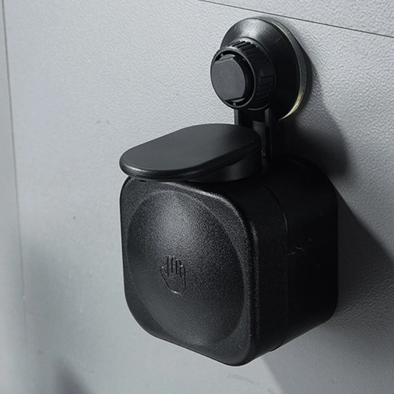 

2Pcs Liquid Soap Dispenser Wall Mounted Square Bathroom Accessories Liquid Soap Dispensers