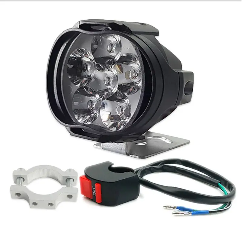 

Motorcycle LED Illumination Lamp Electric Vehicle Auto Waterproof Headlight Set T3EF