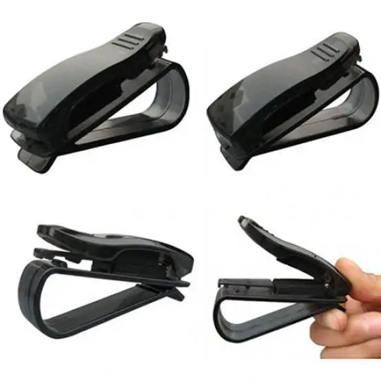 

New Arrived Car Sun Visor Glasses Sunglasses Ticket Receipt Card Clip Storage Holder Clamp Collection clip