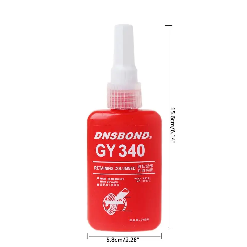 

Screw Glue GY340 High Strength Thread Sealant Quick Drying Solid Seal Lock