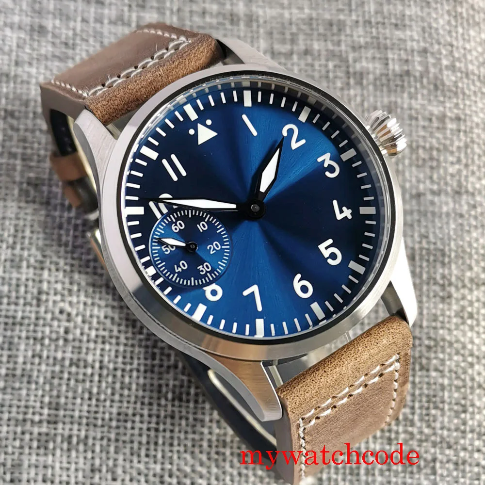 Часы мужские механические с сапфировым стеклом 42 мм ручным заводом 12 моделей |