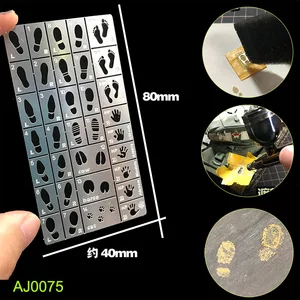 AJ0075 персонажи, используемые в сцене колесницы, отпечатки обуви, отпечатки ног, следы животных, 23 в 1, инструменты для моделирования