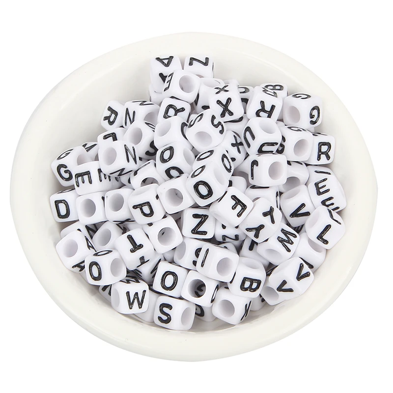 Бусины акриловые разноцветные для самостоятельного изготовления ювелирных