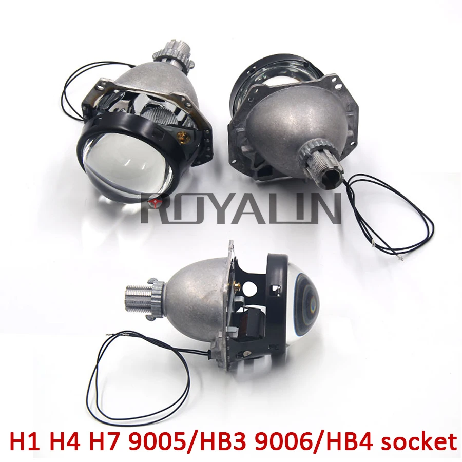 Биксеноновые фары ROYALIN для Hella 3R G5 H1 H4 H7 биксеноновый прожектор D2S D2H 9005 HB4