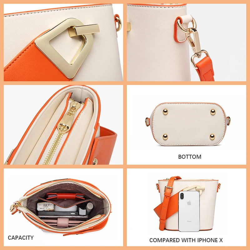 

Fashion Women's Handbags Casual Sling Crossbody Shoulder Bucket Travel Mini PU Bags