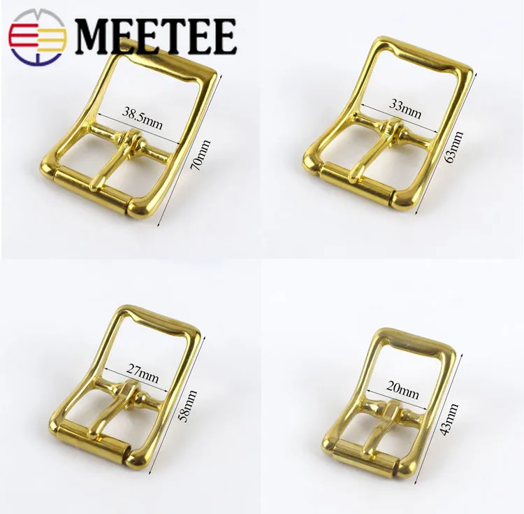 2 шт. латунные пряжки для мужских ремней металлические рюкзаков сумок кожаных