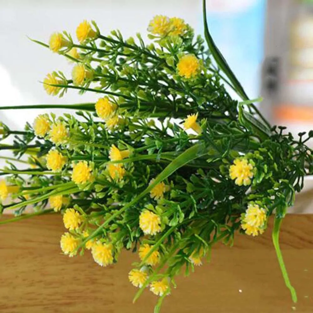 Искусственные розы цветы пластиковый букет искусственных растений Цветочная