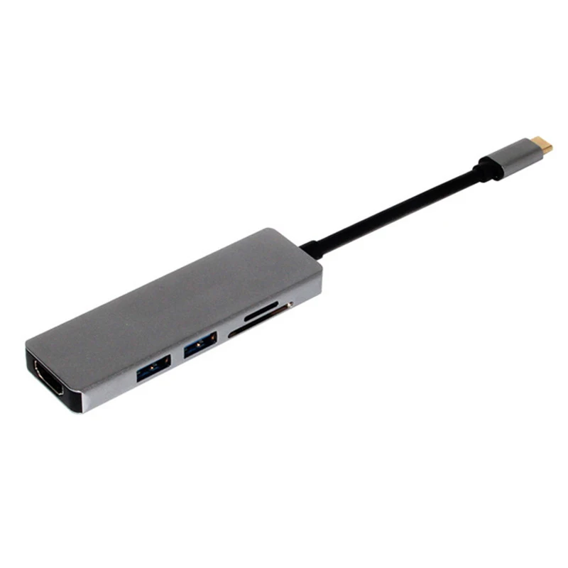 5в1 USB C концентратор huawei P20 mate 20 Pro type usb хаб до 3.0Hub HDMI кардридер Thunderbolt3 адаптер для