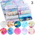 1 Second Nail Art Sticker 10 шт.компл. Galaxy Nail Sky Paper 20*4 см Nail Sticker на новейшие наклейки для ногтей