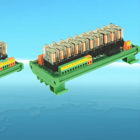 

12-way machine tool relay module, DC crimping terminal block, row module 16A group G2R-1-E
