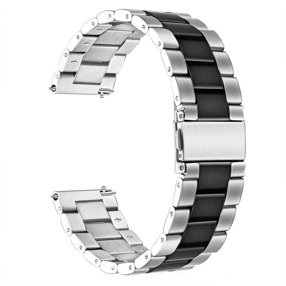 Ремешок для часов из нержавеющей стали для huawei Watch GT/2 Pro 22 мм Универсальный сменный Браслет ремешок для samsung gear S3 Frontier