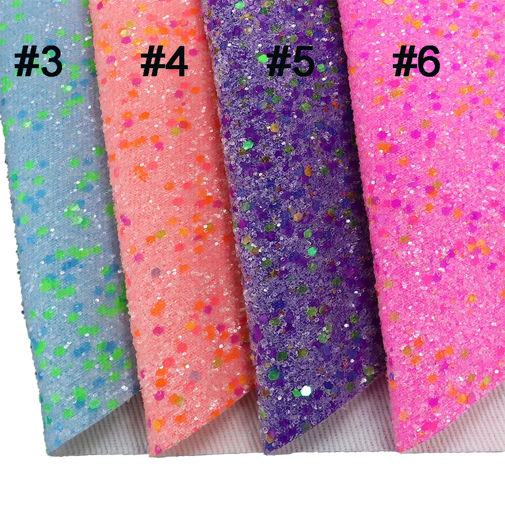 Яркие большие блестящие серьги с саржевой подкладкой 30x134 см